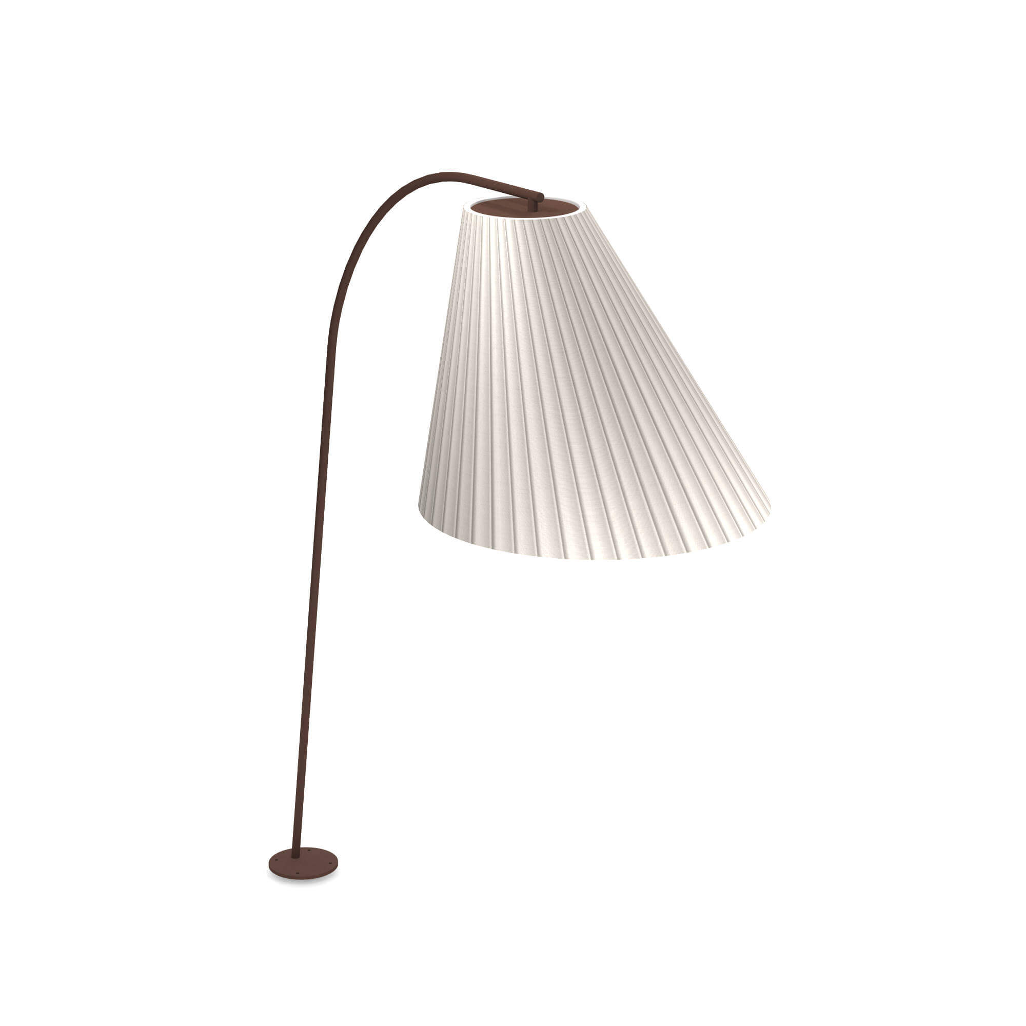 Garden Floor Lamp Outside In Steel Collection Cone