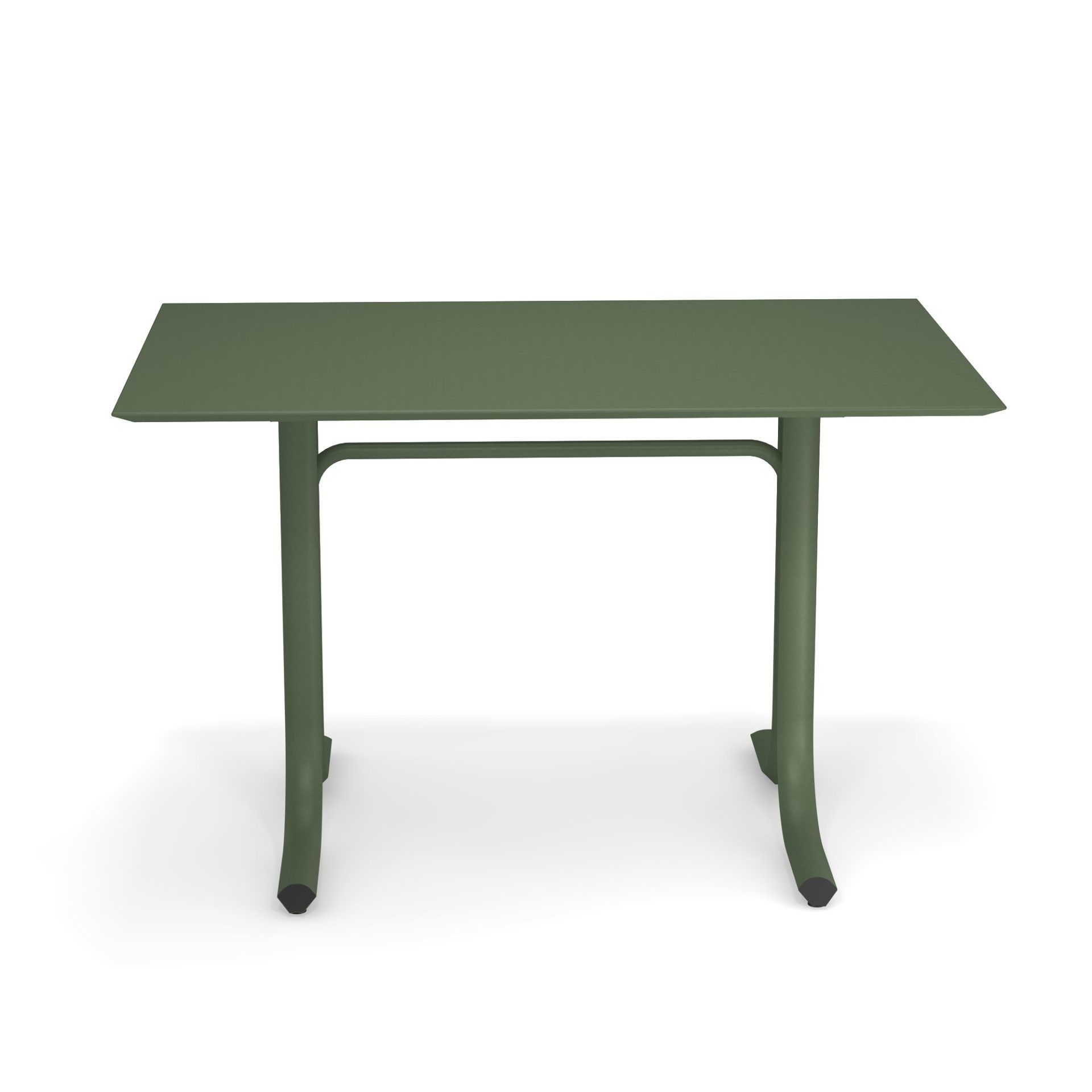 Garden low border collapsible table 80x120 / outside in Steel Collection Table System