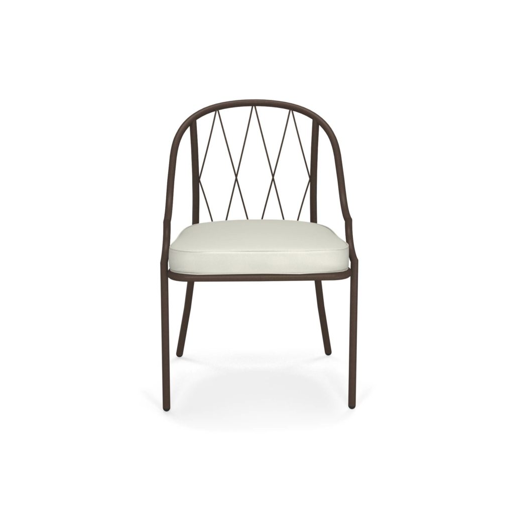 Silla para jardín / exterior de Acero - Colección Como