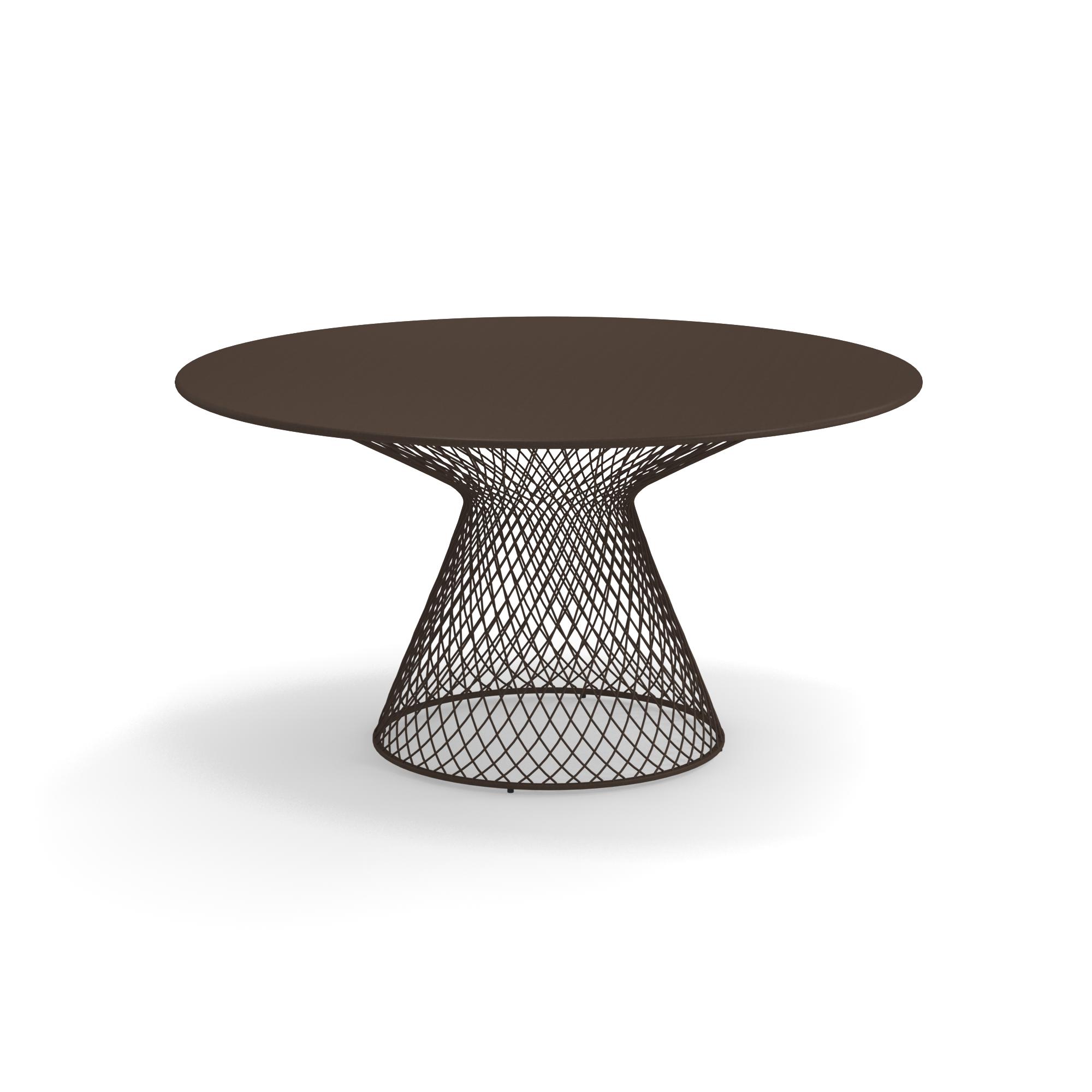 Mesa redonda para jardín / exterior de Acero - Colección Como