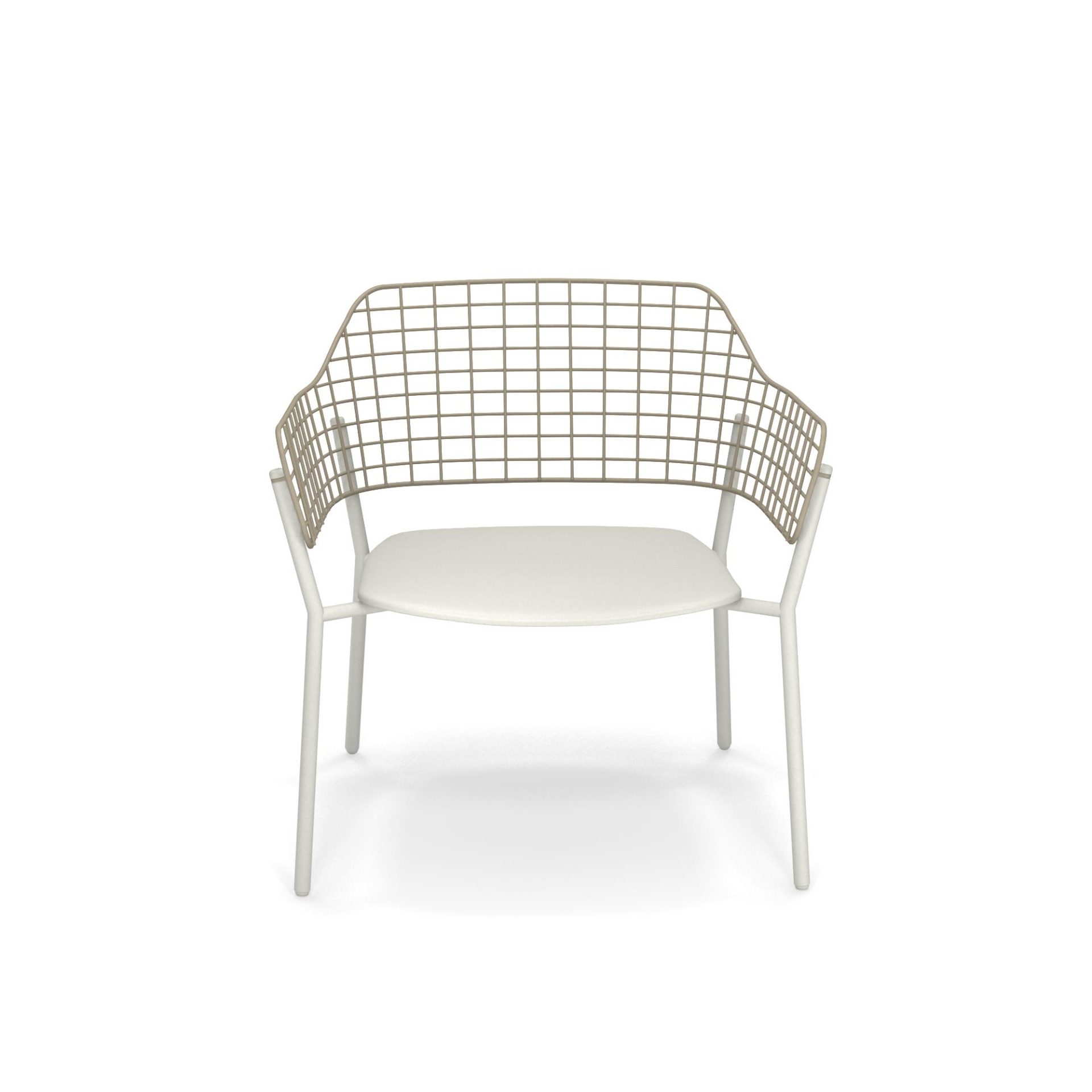 Garten Loungesessel für den Außenbereich aus Aluminium, Edelstahl